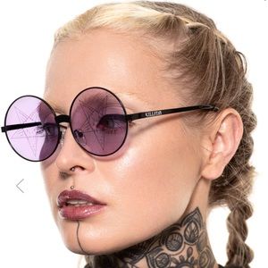 Noctural Daze Killstar purple sunglasses